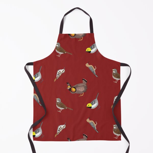 Item preview, American Bird Sticker Set Prairie Chicken Treecreeper Sparrow Woodpecker Warbler designed and sold by SUPERHERON.