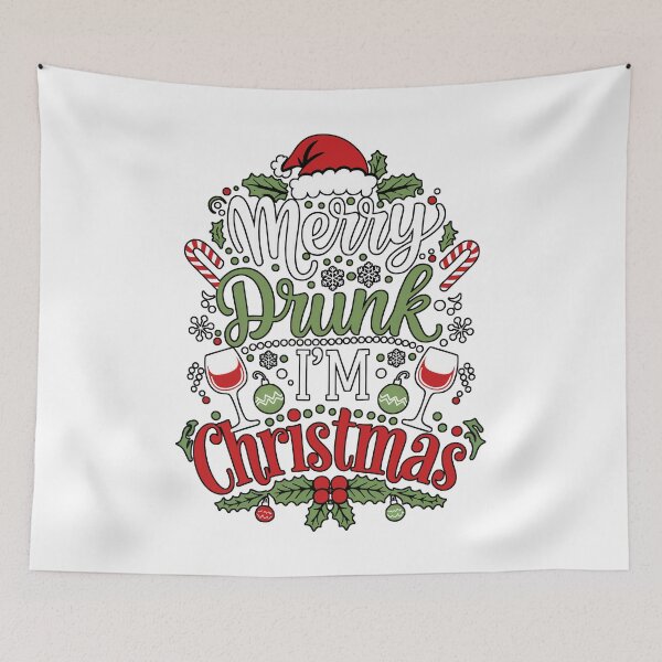 Item preview, Merry Drunk I'm Christmas designed and sold by Angry Swan Designs.