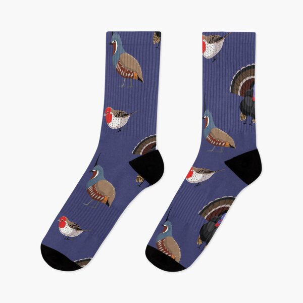 Item preview, American Bird Sticker Set Finch Turkey Quail Loon Longspur designed and sold by SUPERHERON.