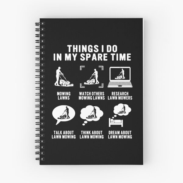 Item preview, Things I Do In My Spare Time Lawn Mower Mowing designed and sold by Rahjihan.