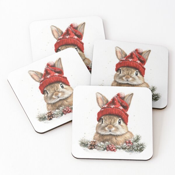 Item preview, Cute Christmas Bunny designed and sold by TojoStudios.