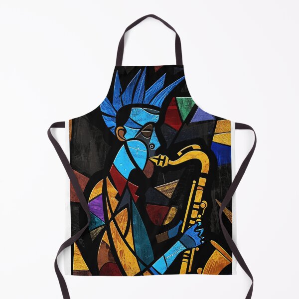 Aperçu de l'œuvre Art du saxophone moderne aux formes uniques créée et vendue par Piotrek0001.