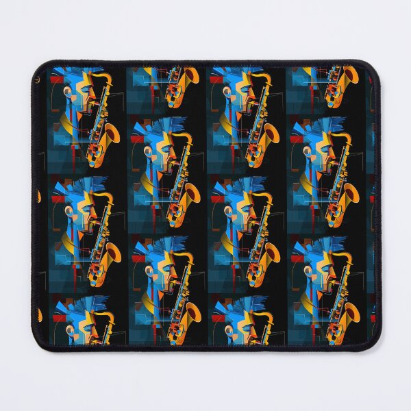 Item preview, Vibrant Jazz-Inspired Saxophone Artwork designed and sold by Piotrek0001.
