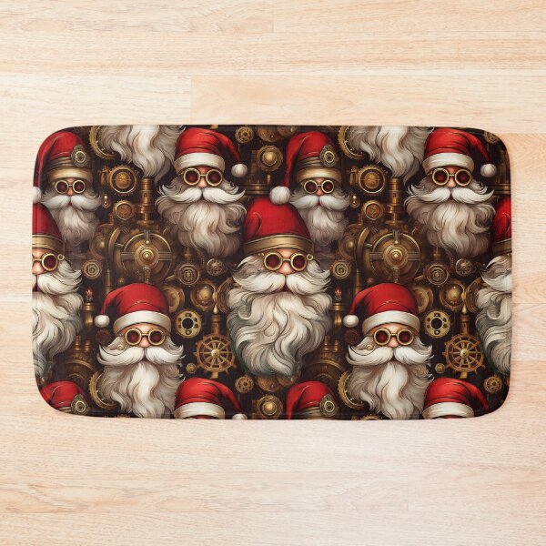 Item preview, Fun St Nicholas, Santa Clause, Father Christmas, Steampunk Christmas Pattern  designed and sold by Camel & Quirk.