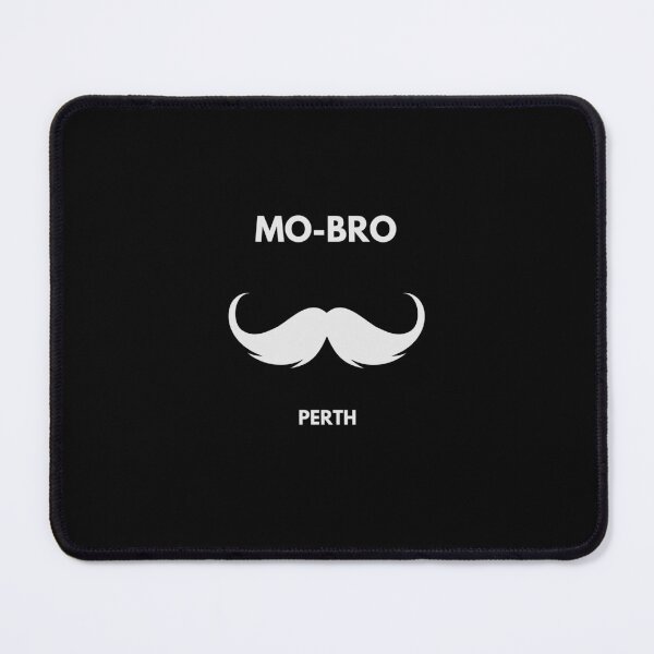 Item preview, MOvember Inspired MO-BRO Perth Australia Moustache 1 T-Shirt and Stickers designed and sold by Wit-T-Merch.