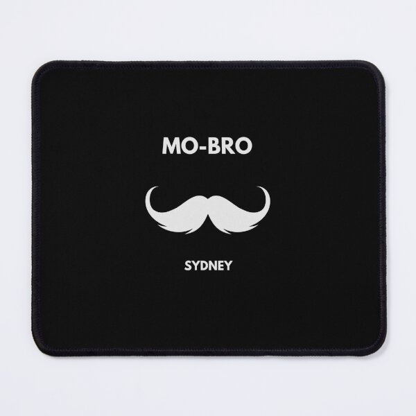 Item preview, MOvember Inspired MO-BRO Sydney Australia Moustache 1 T-Shirt and Stickers designed and sold by Wit-T-Merch.