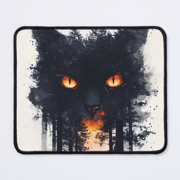 Item preview, Haunting Forest Cat designed and sold by DigiArtsSpace.