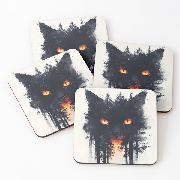 Item preview, Haunting Forest Cat designed and sold by DigiArtsSpace.