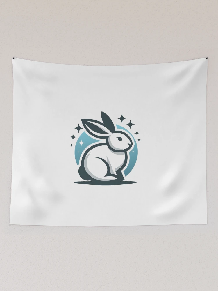 Thumbnail 2 of 3, Tapestry, Go Rabbit Go Rabbit designed and sold by vectorillus.