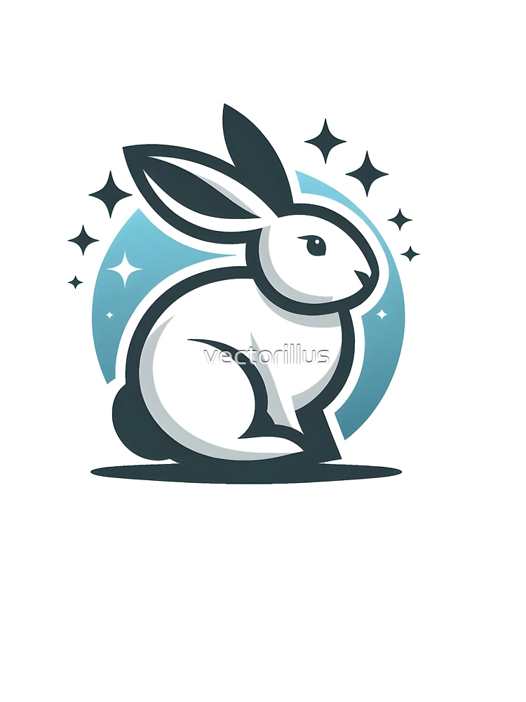 Thumbnail 7 of 7, Oversized T-Shirt, Go Rabbit Go Rabbit designed and sold by vectorillus.