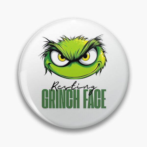 Item preview, Resting Grinch face designed and sold by MaJeli.