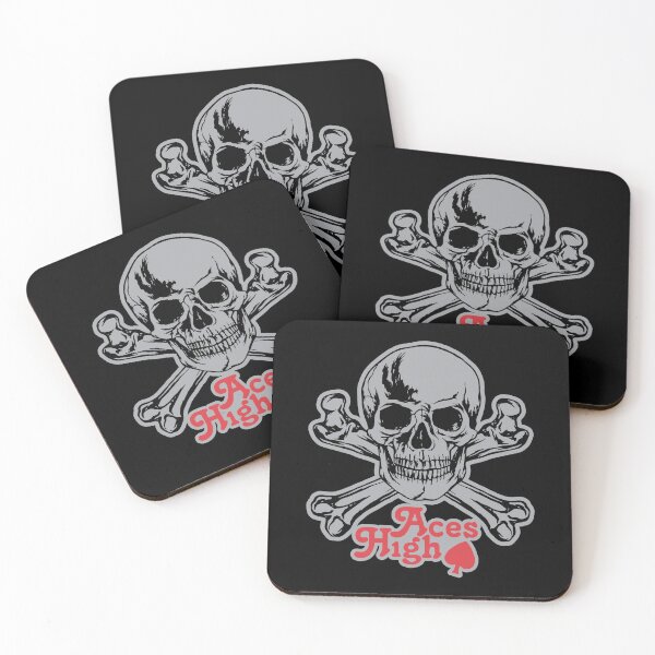 Item preview, "Aces High Skull: Edgy Poker Skull Design for Card Game Lovers" designed and sold by artworkathome.