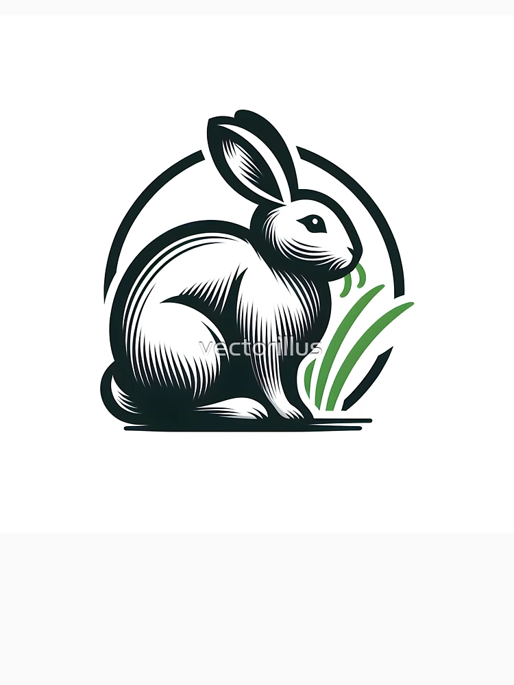 Thumbnail 7 of 7, Classic T-Shirt, Go Rabbit Go Rabbit designed and sold by vectorillus.