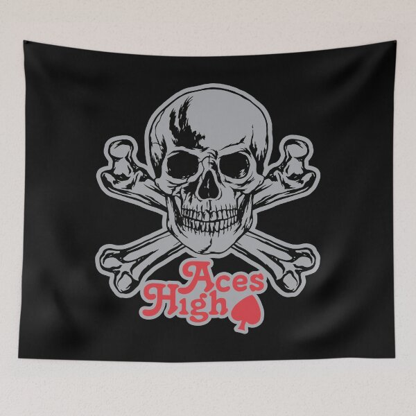 Item preview, "Aces High Skull: Edgy Poker Skull Design for Card Game Lovers" designed and sold by artworkathome.