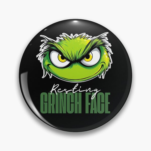 Item preview, Resting Grinch face designed and sold by MaJeli.