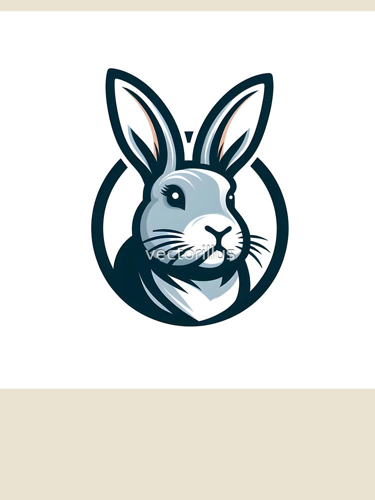 Thumbnail 4 of 4, Relaxed T-Shirt, Go Rabbit Go Rabbit designed and sold by vectorillus.