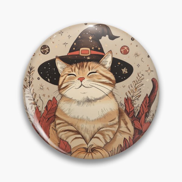 Item preview, Witch Kitty designed and sold by Cozy Nerdy Things.