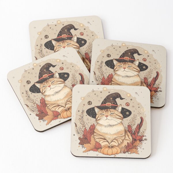 Item preview, Witch Kitty designed and sold by Cozy Nerdy Things.