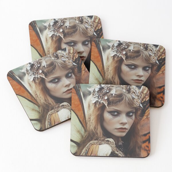 Item preview, Autumnal Fairydust - a portrait of a fairy of the woods designed and sold by LonesomeKnight.