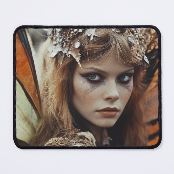 Item preview, Autumnal Fairydust - a portrait of a fairy of the woods designed and sold by LonesomeKnight.