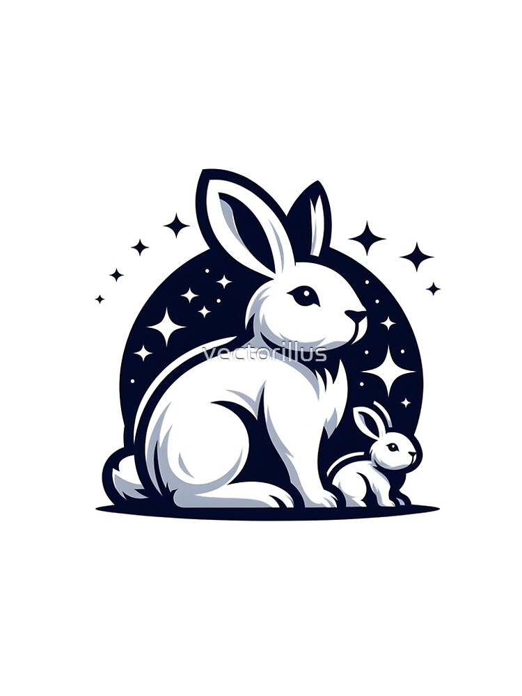 Thumbnail 5 of 5, A-Line Dress, Go Rabbit Go Rabbit designed and sold by vectorillus.