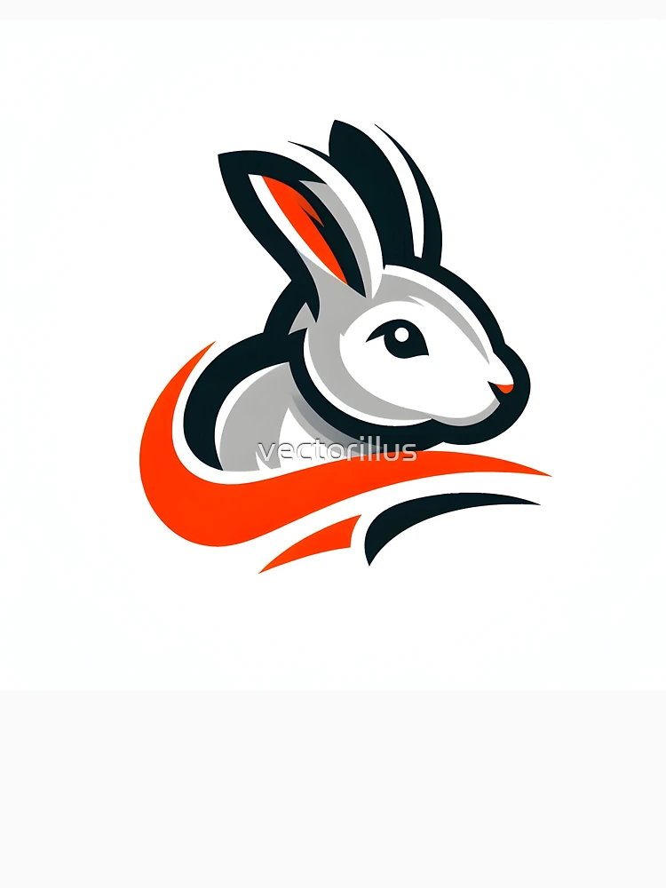 Thumbnail 7 of 7, Classic T-Shirt, Go Rabbit Go Rabbit designed and sold by vectorillus.