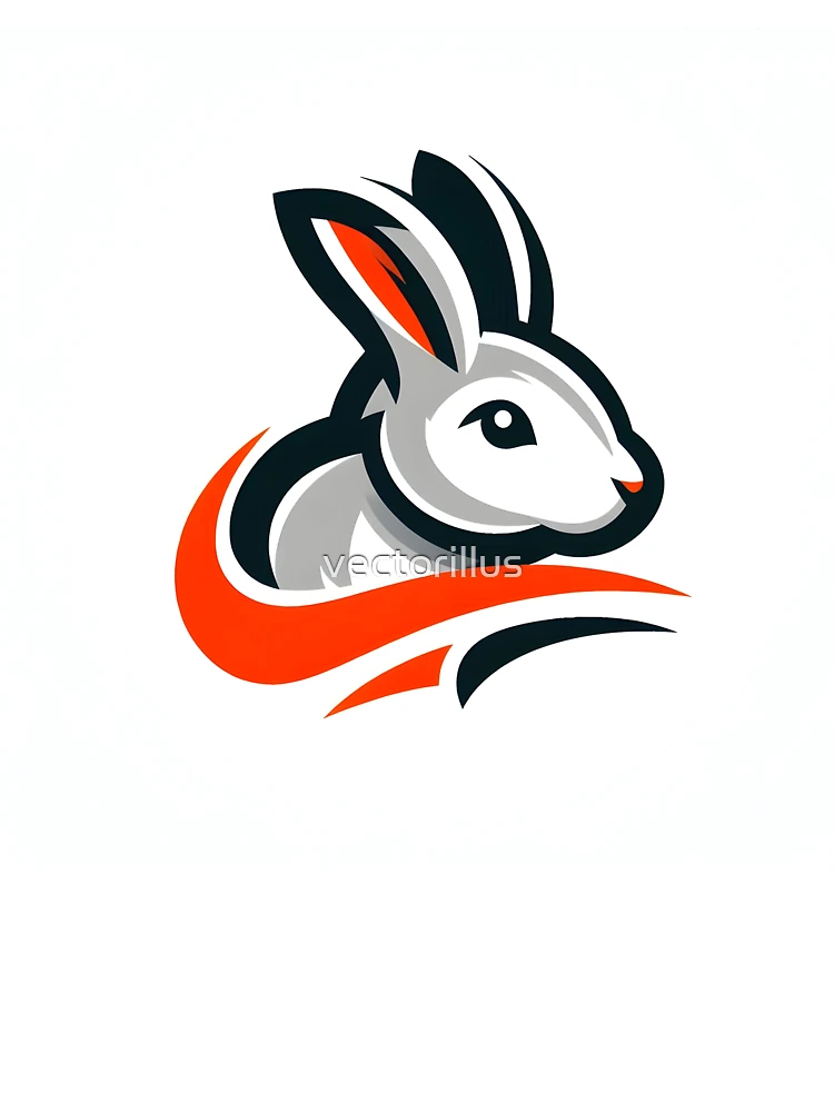 Thumbnail 7 of 7, Oversized T-Shirt, Go Rabbit Go Rabbit designed and sold by vectorillus.