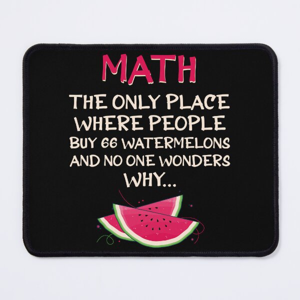 Item preview, Math And Watermelons Mathematics Calculation Numbers designed and sold by Rahjihan.