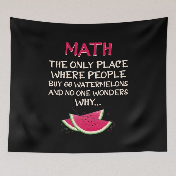 Item preview, Math And Watermelons Mathematics Calculation Numbers designed and sold by Rahjihan.