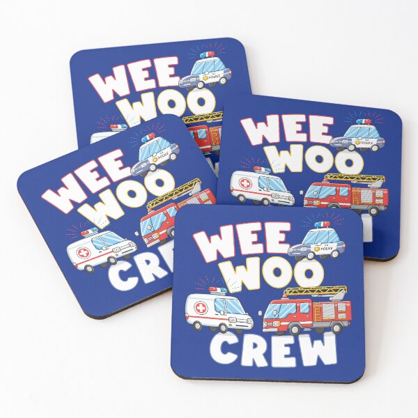 Item preview, Wee Woo Crew Emergency Vehicles Fun Kid's designed and sold by LetMeTellYouWhy.