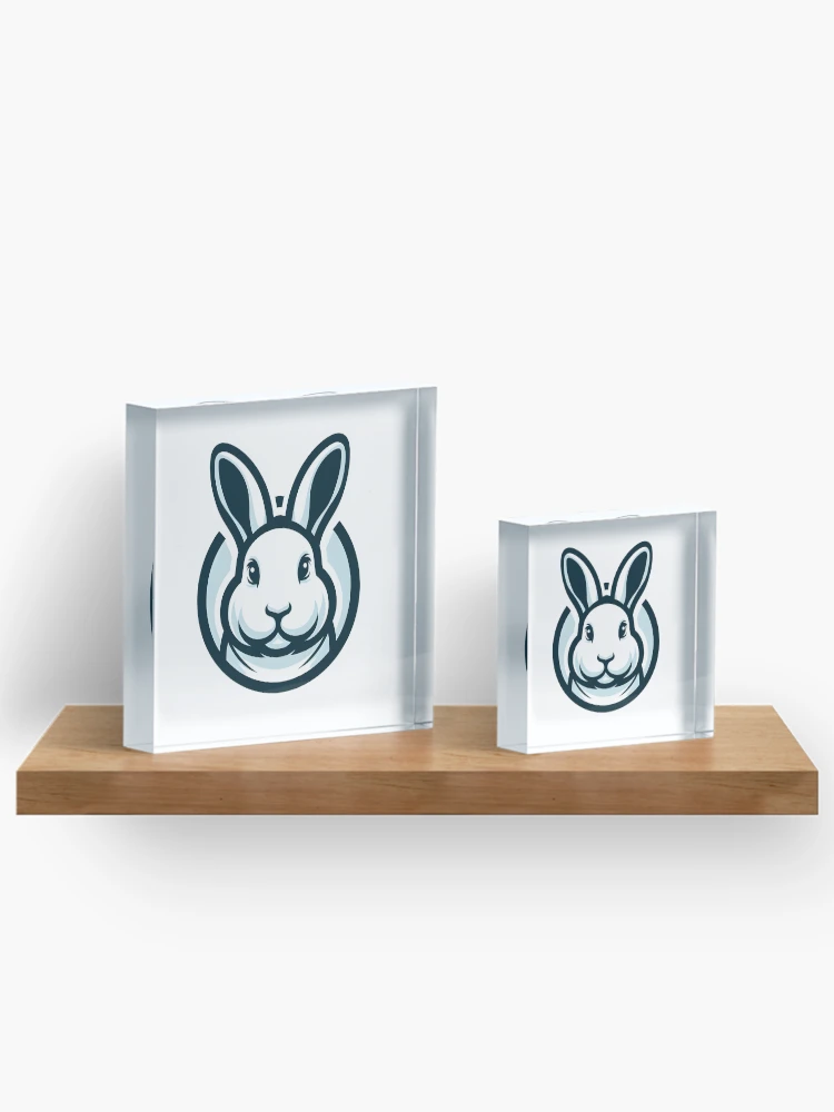 Thumbnail 3 of 5, Acrylic Block, Go Rabbit Go Rabbit designed and sold by vectorillus.