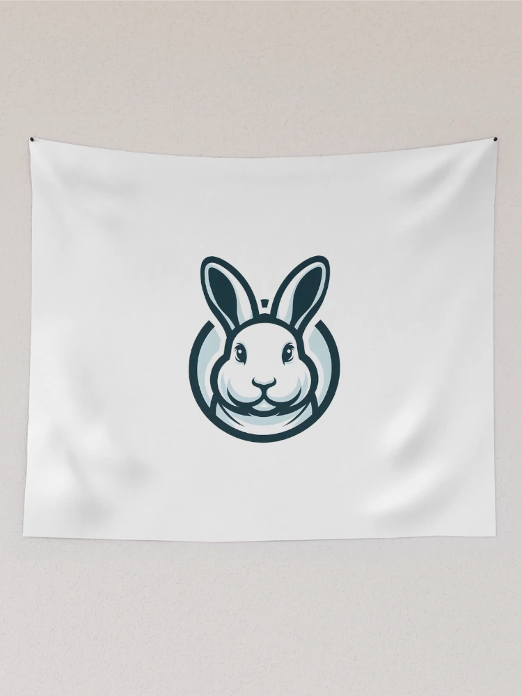 Thumbnail 2 of 3, Tapestry, Go Rabbit Go Rabbit designed and sold by vectorillus.