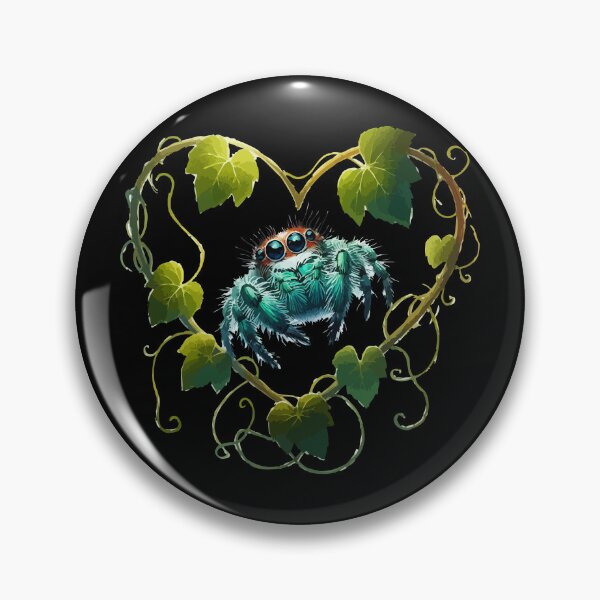 Item preview, Cute Little Jumping Spider Arachnid Of Love designed and sold by TomFrontierArt.