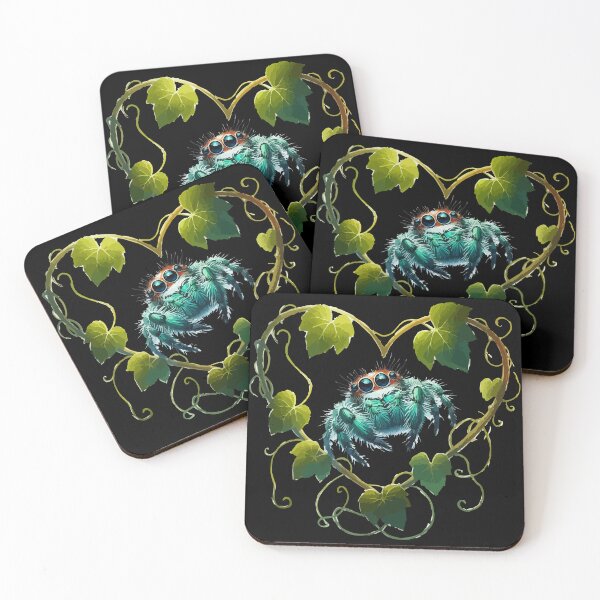 Item preview, Cute Little Jumping Spider Arachnid Of Love designed and sold by TomFrontierArt.