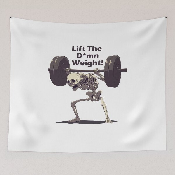 Item preview, Skeleton Lifting, GYM Concept  designed and sold by DigitAIShop.