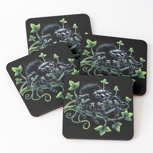 Item preview,  Cute Little Jumping Spider Black Arachnid designed and sold by TomFrontierArt.