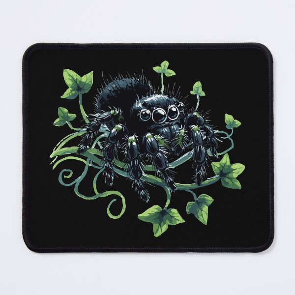 Item preview,  Cute Little Jumping Spider Black Arachnid designed and sold by TomFrontierArt.