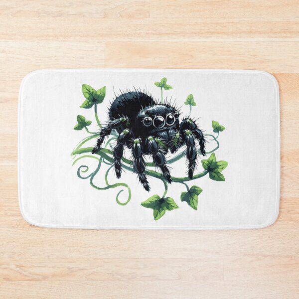Item preview,  Cute Little Jumping Spider Black Arachnid designed and sold by TomFrontierArt.