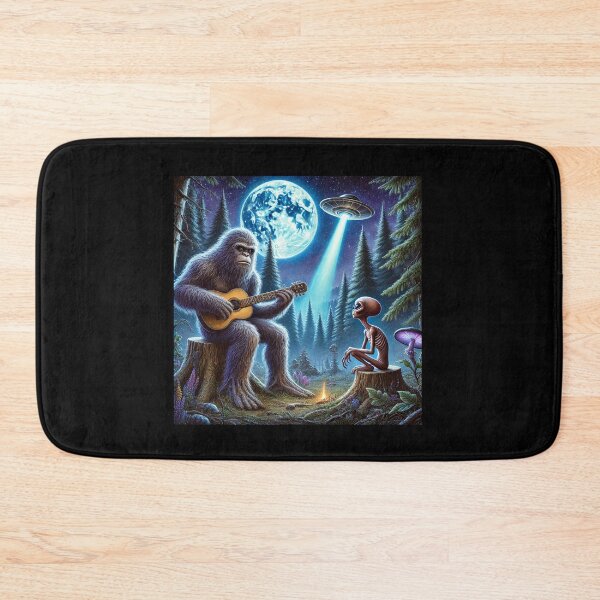 Item preview, Alien Bigfoot Guitar Sasquatch UFO Gifts For Men, Women, Kid designed and sold by love3617.