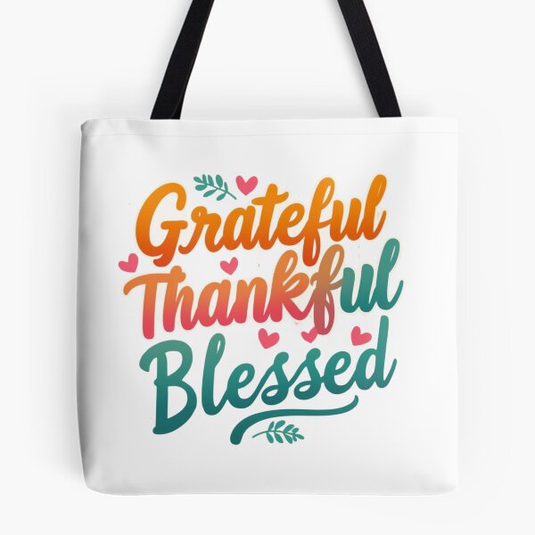 Item preview, Grateful Thankful Blessed Posivity words designed and sold by JustBeYourSlf.