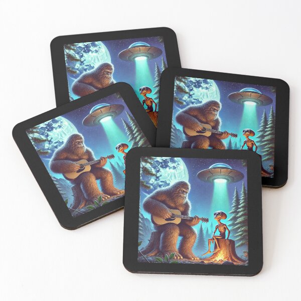 Item preview, Alien Bigfoot Guitar Sasquatch UFO Gifts For Men, Women, Kid designed and sold by love3617.