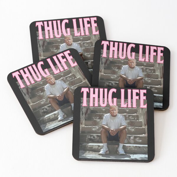Item preview, Thug Life Trump designed and sold by Raydinmob.