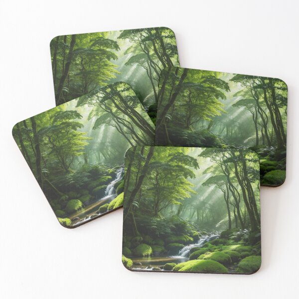 Item preview, Fern Forest Landscape designed and sold by vekotpu.
