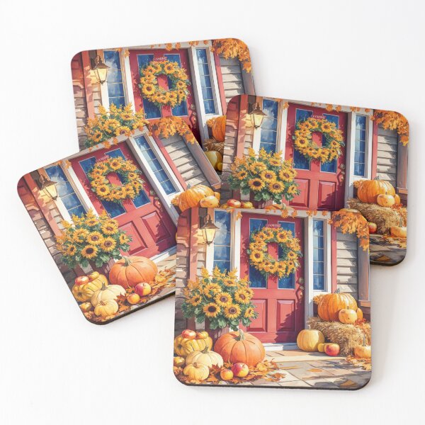 Item preview, halloween Autumn decoration with pumpkins and sunflowers ,Halloween Autumn ,Halloween Season, halloween pumpkin designed and sold by Expressions-Sel.