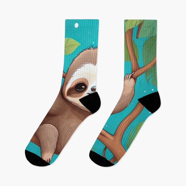 Item preview, Cute sloth in a tree illustration designed and sold by lalylaura.