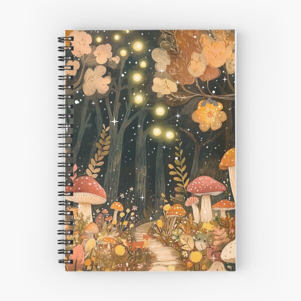 Item preview, Mystical Mushroom Forest in Autumn designed and sold by Cozy Nerdy Things.