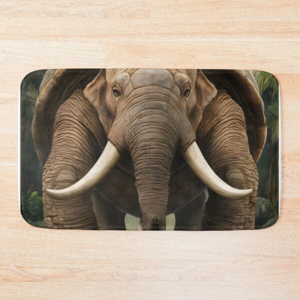 Item preview, Elephant turtle in the jungle. designed and sold by MyHappyArtShop.