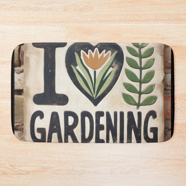 Item preview, I LOVE GARDENING STICKER designed and sold by carlarmes.