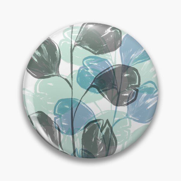Item preview, Blue Flat Leaves designed and sold by MPillustration.
