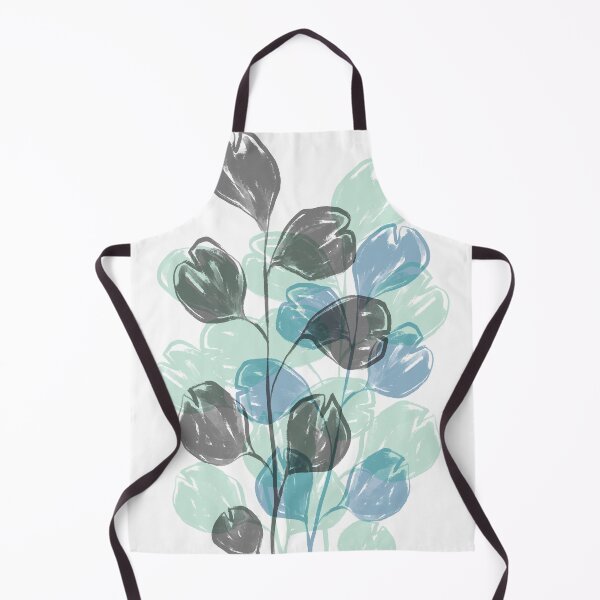 Item preview, Blue Flat Leaves designed and sold by MPillustration.